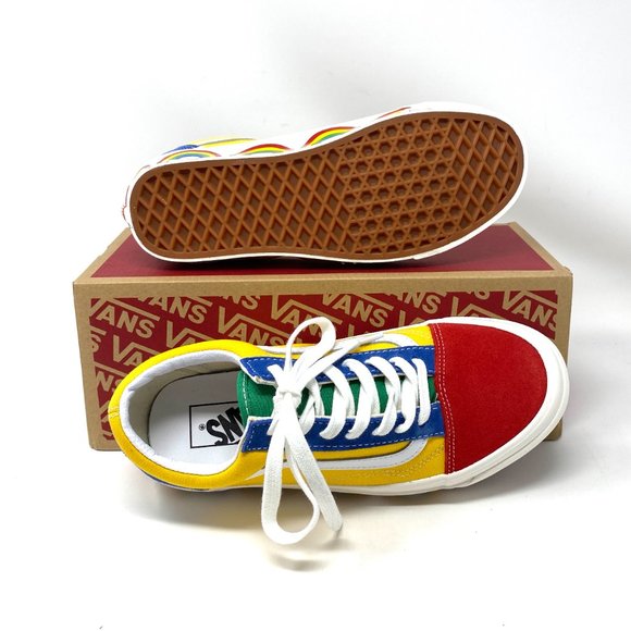 VANS Women Size 7 Old Skool 36 DX Anaheim Canvas Multi Low Size 7 VN0A54F34SB - Picture 2 of 11